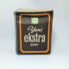 Yeni ekstra çay - Çaykur çay kutusu Çay Kahve kültürü objeleri Ambalajı açılmamış