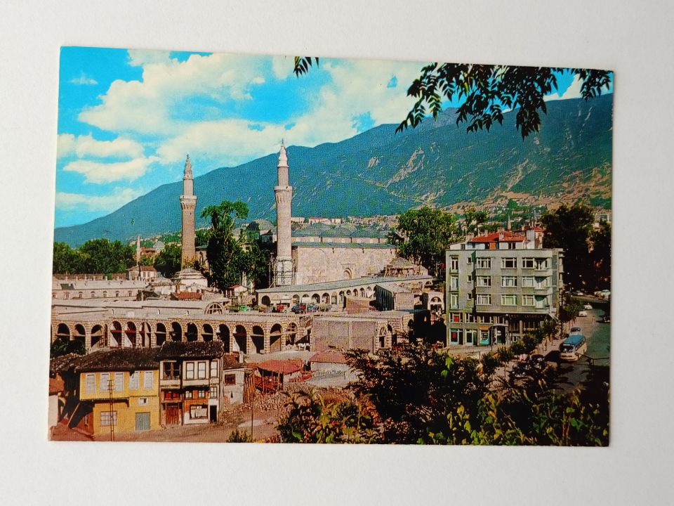 Yeşil Bursa - Ulu cami ve civarı - Kartpostal