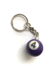 4 numaralı bilardo topu - Anahtarlık