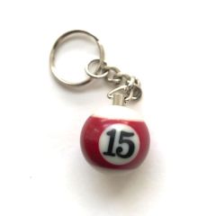 15 numaralı bilardo topu - Anahtarlık