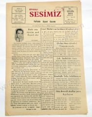 Sivaslı sesimiz Haftalık siyasi gazete, 30 Eylül 1974 Uşak - Efemera