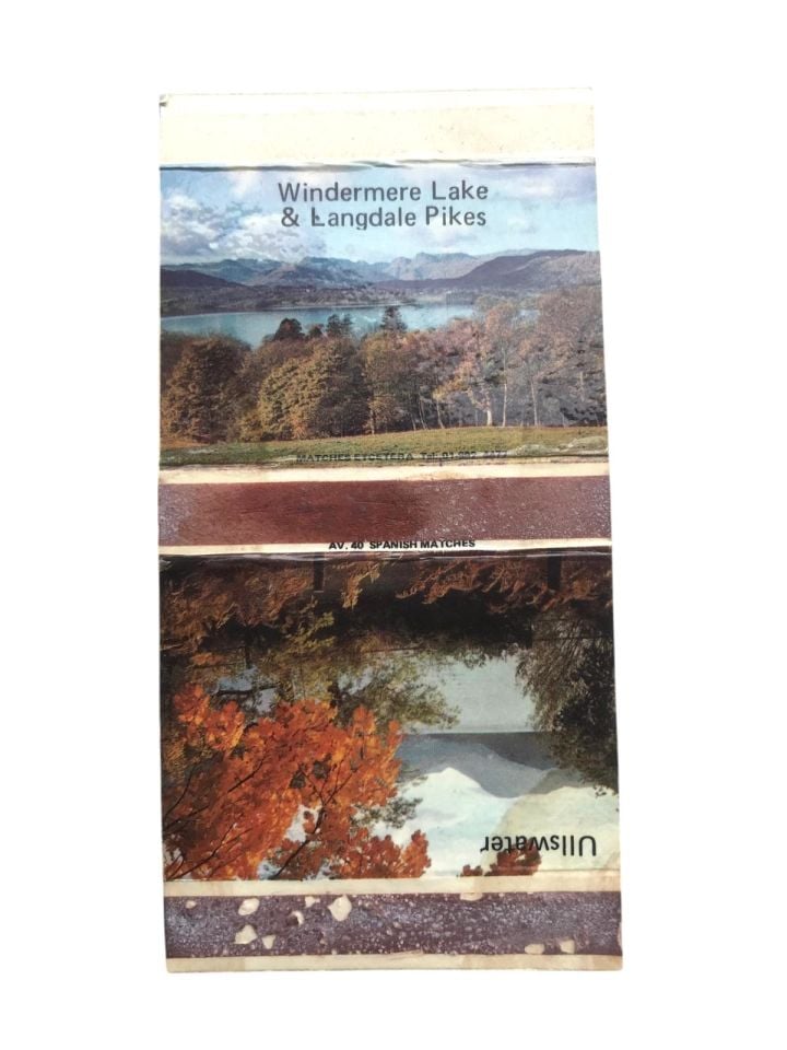 Windermere Lake & Langdale Pikes * SPANISH MATCHE - Ulswater / Eski kibrit