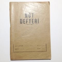 Not defteri - Sarı sayfalı  42 - Efemera
