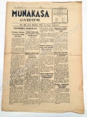 Münakaşa gazetesi, 12 Ağustos 1947 - Efemera