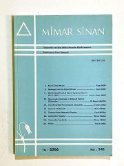Mimar Sinan Dergisi Sayı:141 / 2006 - Dergi