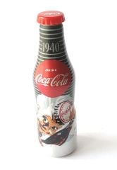 Coca Cola 1940 alüminyum minyatür şişe / 1940 - 8 cm.