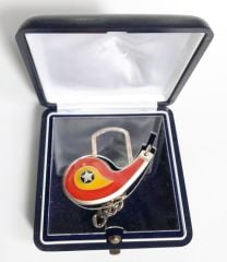 Cosmo 2002 Italy - Mineli gümüş anahtarlık