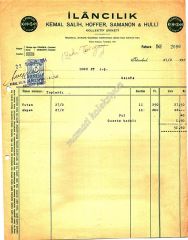 İlancılık KeHoSah Kollektif Şirketi - Fatura - Efemera