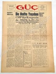 Güç birlikten doğar gazete,9 Ocak 1960 Bandırma - Efemera