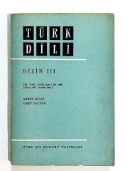 Türk Dili Dergisi Dizin 3 Sayı:241-360 / 1971-1981 - Dergi