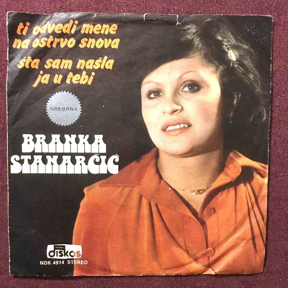 Ti odvedi mene - Sta sam nasla ja u tebi - Branka STANARCIC - Plak kapağı, sadece kapaktır içerisinde plak yoktur.