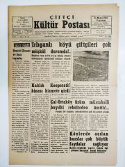 DENİZLİ Çiftçi Kültür Postası gazetesi, 31 MAYIS 1965 - Eski Gazete