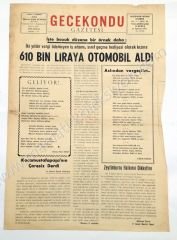 Gecekondu gazetesi, 31 Ağustos 1973, Sayı:25 - Efemera