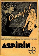 Aspirin reklam (Dergiden çıkma) - Efemera