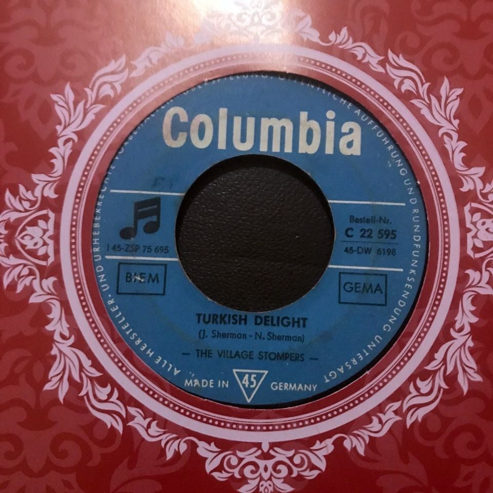 The Village Stompers / Turkish Delight - Washington Square - 45'lik plak