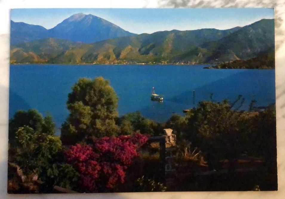 Muğla - Fethiye - Silahşör odasından Fethiyenin görünüşü - Kartpostal