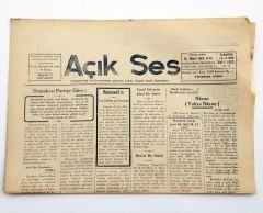 Bursa Açık Ses gazetesi, 13.4.1946 - Efemera