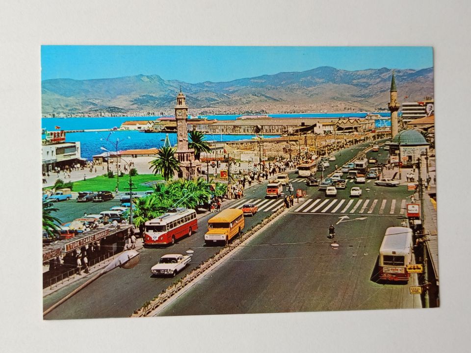 İzmir - Konak meydanı - Kartpostal