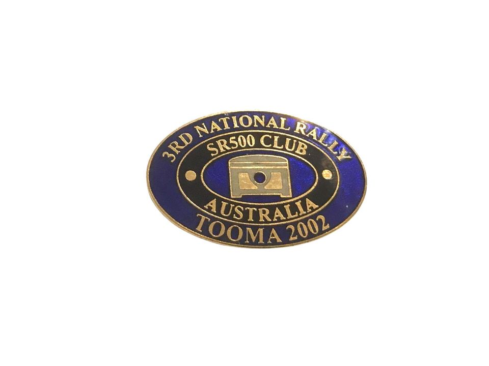 3RD NationalRally SR500 Club Australia Tooma 2002 - Eski rozet