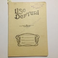 Lise defteri - Tuncer Kitap Kırtasiye kaşeli