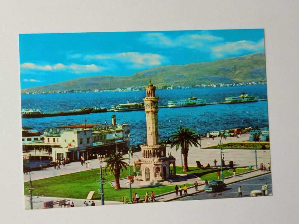 İzmir - Konak meydanı - Kartpostal