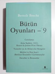 Bertolt BRECH Bütün oyunları 9 / Kitap