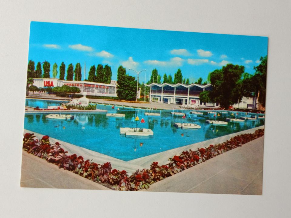 İzmir - Fuardan bir görünüş - Kartpostal