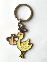 Bebek getiren leylek - Anahtarlık