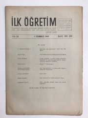 İlk Öğretim Dergisi Sayı:231-232 / 1947 - Dergi