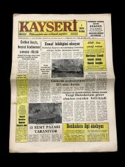 Kayseri Gazetesi - 30 Mayıs 1986