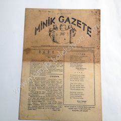 Minik gazete, Aralık 1957, Sayı:1 - 2 Muğla - Efemera