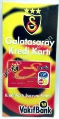 Galatasaray  - Vakıfbank Kredi Kartı Başvuru Formu - Efemera