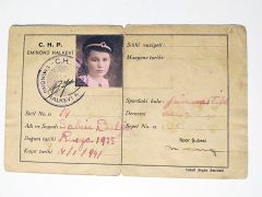 CHP Eminönü Halkevi - Hüviyet varakası  Halkevleri tarihi