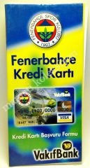 Fenerbahçe - Vakıfbank Kredi Kartı Başvuru Formu - Efemera
