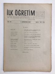 İlk Öğretim Dergisi Sayı:233-234 / 1947 - Dergi