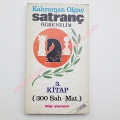 Satranç öğrenelim 3. kitap Satranç Kitapları 300 Şah Mat - Kitap