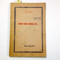 Dert bir değil ki - Safi DÜMER