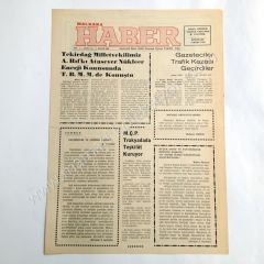 Malkara Haber gazetesi, 5 Mayıs 1986, Sayı:10 - Efemera
