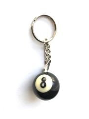 8 numaralı bilardo topu - Anahtarlık