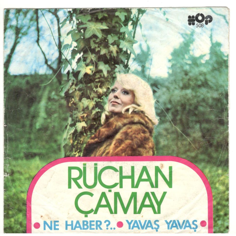 Rüçhan ÇAMAY - Ne haber / Yavaş yavaş (Sadece kapaktır, içerisinde plak yoktur.)