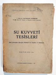 Su Kuvveti Tesisleri - Hayreddin DÖNMEZLER - Kitap