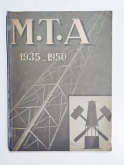 M.T.A 1935 -1950 - Kitap