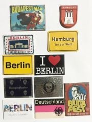 Berlin, Hamburg, Budapest, Budapestman, Reeperbahn, St. Pauli - 11 adet magnet