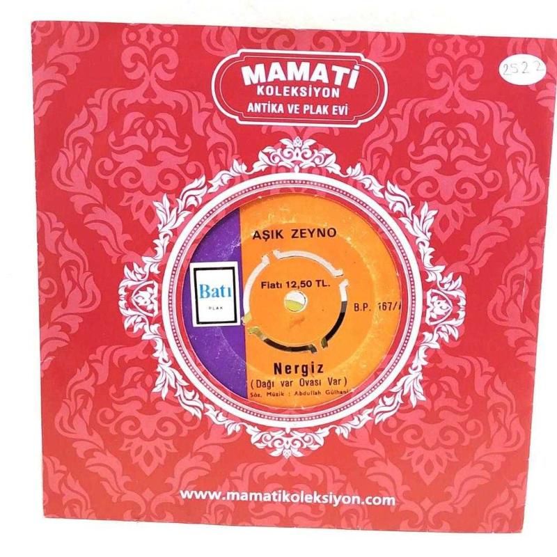 Nergiz ( Dağı var ovası var ) / Gel dostum yanıma - Aşık Zeyno / 45'lik Plak