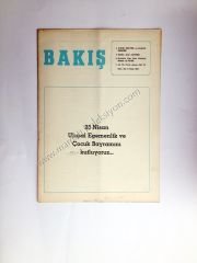 Bakış aylık kültür ve sanat dergisi  Sayı : 483 - 4 Nisan 1984 - Kitap