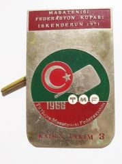 Masatenisi Federasyon Kupası 1971 - Kadın Takım 3 / Plaket