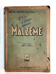 Malzeme - Halil KAYA - Kitap