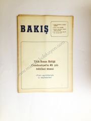 Bakış aylık kültür ve sanat dergisi  Sayı : 482 - 3 Mart 1984 - Kitap