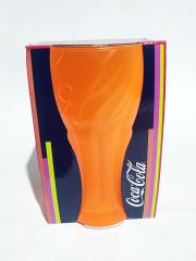 Neon Renkli Coca Cola Bardak - Turuncu