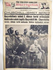 Hürriyetin Sesi gazetesi 1,2,1962 /CHURSILL, İsmet İNÖNÜ - Gazete